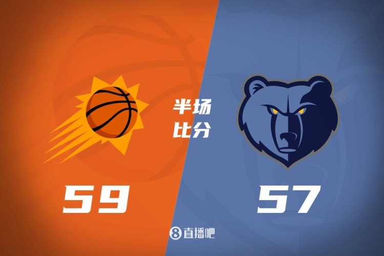 半場(chǎng)戰報-太陽(yáng)2分領(lǐng)先灰熊 杜蘭特20分布克7+5+3 莫蘭特13分4助