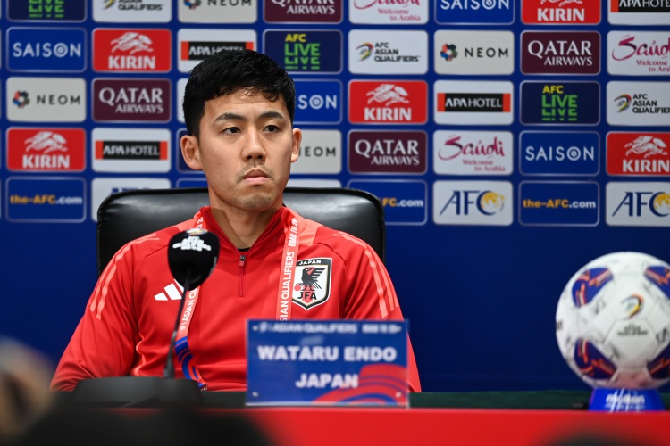 遠藤航：戰巴林全隊上下斗志高昂，希望擊敗他們直通世界杯